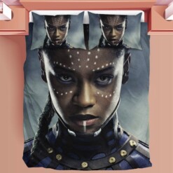 Black Panther Duvet Shuri Bedding Sets Comfortable Gift Quilt Bed