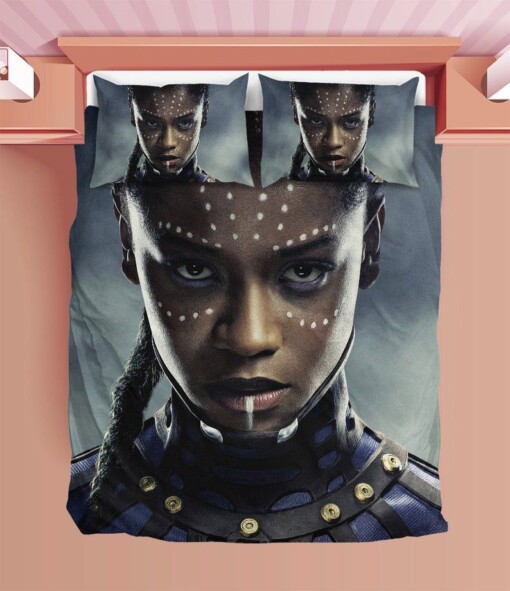 Black Panther Duvet Shuri Bedding Sets Comfortable Gift Quilt Bed
