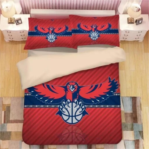 Basketball Atlanta Hawks Basketball 4 Duvet Cover Pillowcase Bedding Sets