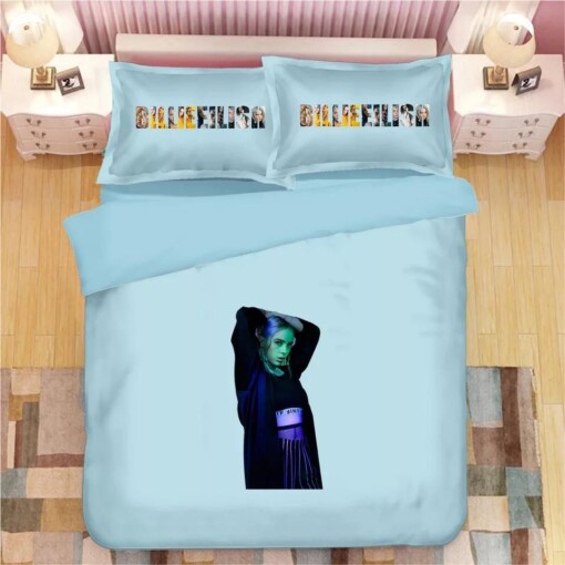 Billie Eilish Bellyache 5 Duvet Cover Pillowcase Bedding Sets Home