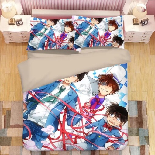 Detective Conan Case Closed Edogawa Kona 5 Duvet Cover Pillowcase