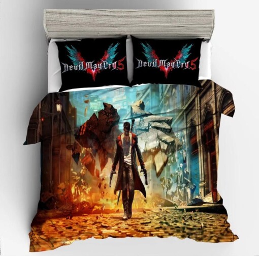 Devil May Cry 5 6 Duvet Cover Quilt Cover Pillowcase