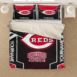 Cincinnati Reds Bedding Sets Duvet Cover Bedroom Quilt Bed Sets