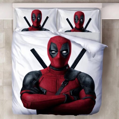 Deadpool X Men 9 Duvet Cover Pillowcase Bedding Sets Home Decor