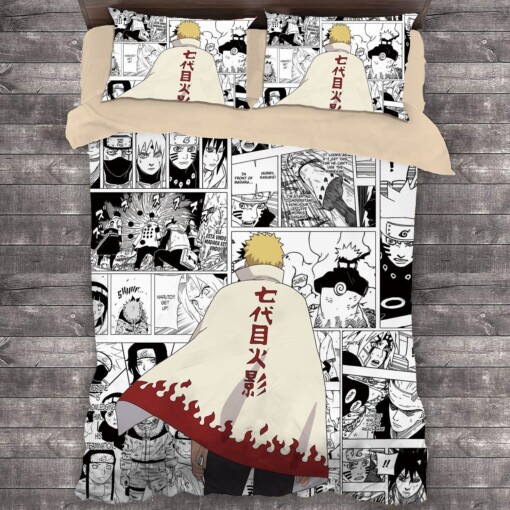 Comic Naruto Uzumaki Naruto 2 Duvet Cover Quilt Cover Pillowcase