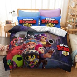 Brawl Stars 27 Duvet Cover Quilt Cover Pillowcase Bedding Sets