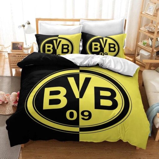 Borussia Dortmund Football Club 16 Duvet Cover Quilt Cover Pillowcase