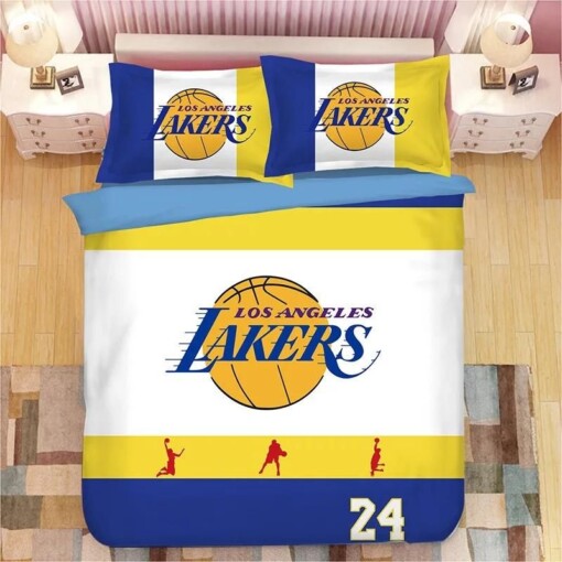 Basketball Los Angeles Lakers 24 Kobe Bryant 2 Duvet Cover