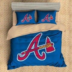 Atlanta Braves Baseball 1 Duvet Cover Quilt Cover Pillowcase Bedding