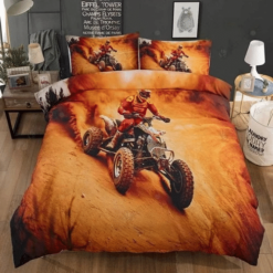 Desert Sand Racing Bedding Sets Duvet Cover Bedroom Quilt Bed