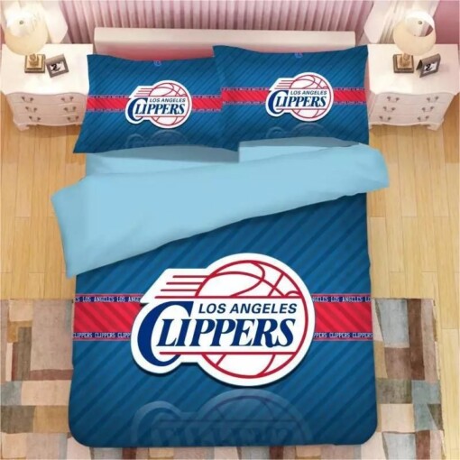 Basketball Los Angeles Clippers Basketball 12 Duvet Cover Pillowcase Bedding
