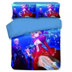 Fate Stay Night Fgo Saber Astolfo 15 Duvet Cover Pillowcase