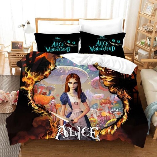 Alice In Wonderland 13 Duvet Cover Pillowcase Bedding Sets Home