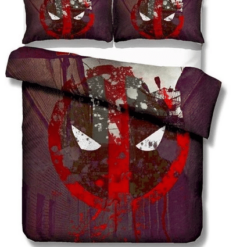 Deadpool 07 Bedding Sets Duvet Cover Bedroom Quilt Bed Sets