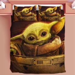 Baby Yoda Duvet Mandalorian Bedding Sets Star Wars Comfortable Gift