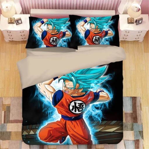 Dragon Ball Z Son Goku 5 Duvet Cover Pillowcase Bedding
