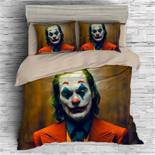 2019 Joker Arthur Fleck Clown 16 Duvet Cover Pillowcase Bedding