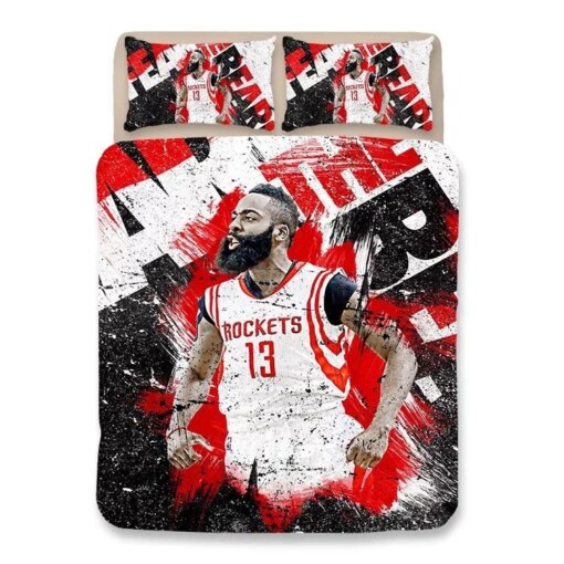 Basketball Houston Rockets James Harden 15 Basketball 13 Duvet Cover