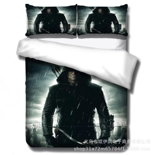 Arrow Oliver Queen 2 Duvet Cover Quilt Cover Pillowcase Bedding