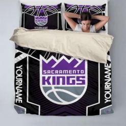 Customize Sacramento Kings Customize Bedding Sets Duvet Cover Bedroom Quilt