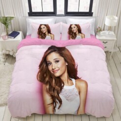 Ariana Grande 8 Duvet Cover Pillowcase Bedding Sets Home Bedroom