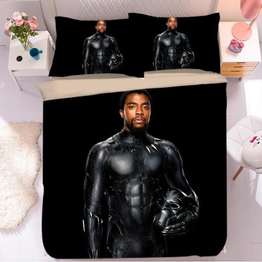 Black Panther T 8217 Challa Chadwick Boseman 44 Duvet Cover Quilt Cover
