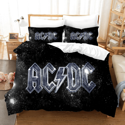 Ac Dc Music Band 20 Duvet Cover Quilt Cover Pillowcase Bedding