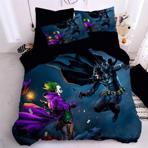 2019 Joker Arthur Fleck Clown 8 Duvet Cover Pillowcase Bedding