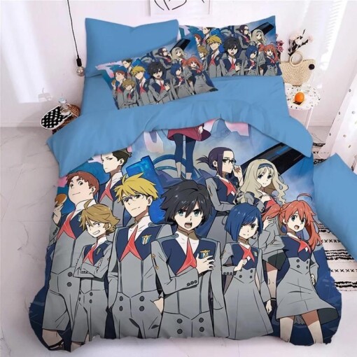 Darling In The Franxx Hiro Zero Two Ichigo 17 Duvet