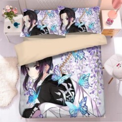 Demon Slayer Kimetsu No Yaiba 56 Duvet Cover Pillowcase Bedding