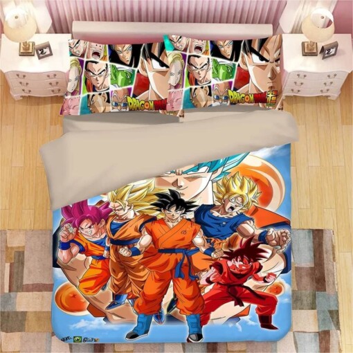 Dragon Ball Z Son Goku 1 Duvet Cover Quilt Cover