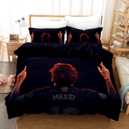 Football 5 Duvet Cover Pillowcase Bedding Sets Home Decor Quilt