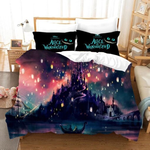 Alice In Wonderland 2 Duvet Cover Pillowcase Bedding Sets Home