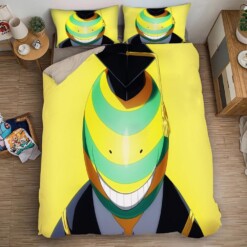 Assassination Classroom Korosensei 4 Duvet Cover Pillowcase Bedding Sets Home