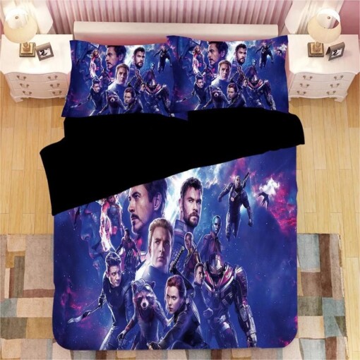 Avengers Endgame 5 Duvet Cover Quilt Cover Pillowcase Bedding Sets