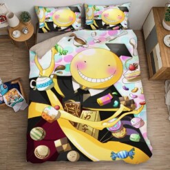 Assassination Classroom Korosensei 2 Duvet Cover Pillowcase Bedding Sets Home