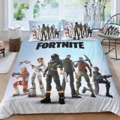 Fortnite Team 12 Duvet Cover Pillowcase Bedding Sets Home Decor