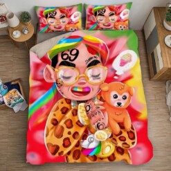 6ix9ine Tekashi69 6 Duvet Cover Pillowcase Bedding Sets Home Bedroom