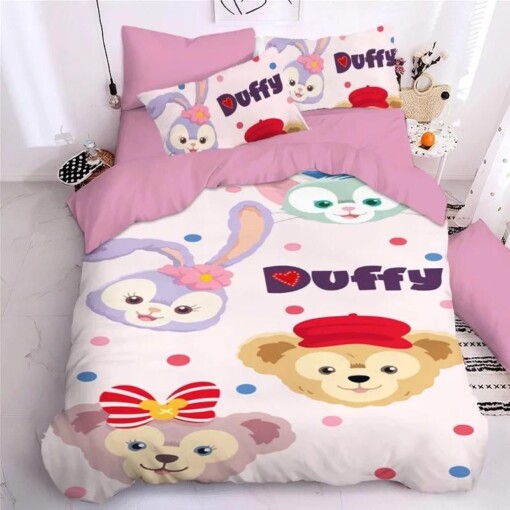 Duffy And Friends 3 Duvet Cover Quilt Cover Pillowcase Bedding