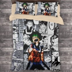 Comic My Hero Academia Midoriya Izuku 7 Duvet Cover Quilt