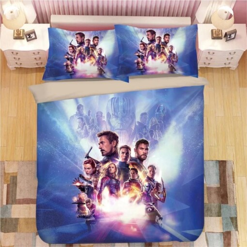 Avengers Infinity War 15 Duvet Cover Pillowcase Bedding Sets Home