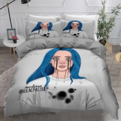 Billie Eilish Bellyache 46 Duvet Cover Pillowcase Bedding Sets Home