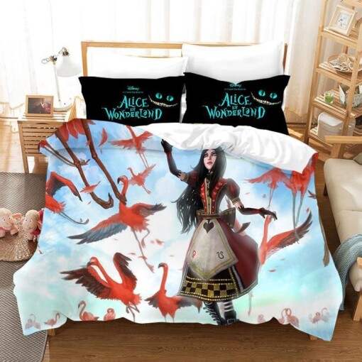 Alice In Wonderland 19 Duvet Cover Pillowcase Bedding Sets Home