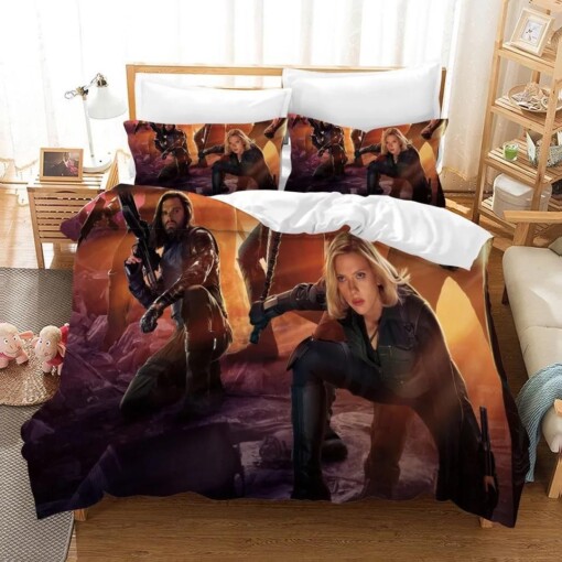 Black Widow Natasha Romanoff 11 Duvet Cover Pillowcase Bedding Sets