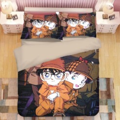 Detective Conan Case Closed Edogawa Kona 3 Duvet Cover Pillowcase