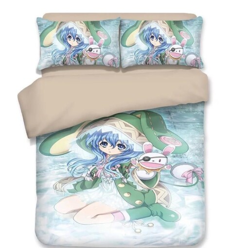 Date A Live Tokisaki Kurumi Nightmare 9 Duvet Cover Pillowcase