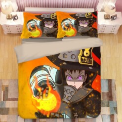 Enn Enn No Shouboutai Fire Force 9 Duvet Cover Quilt