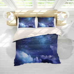 3d Dream Blue Starry Sky Bedding Set Bedding Sets Duvet