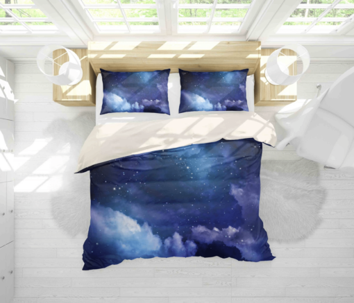 3d Dream Blue Starry Sky Bedding Set Bedding Sets Duvet