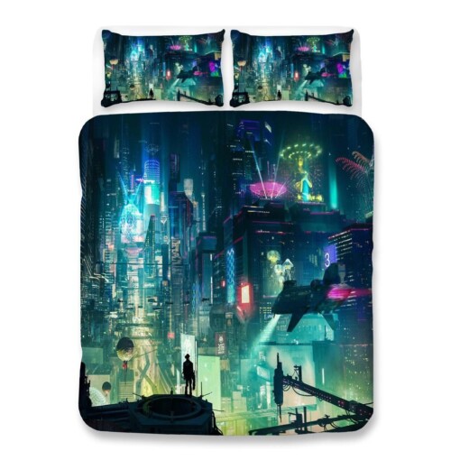 Cyberpunk 2077 53 Duvet Cover Quilt Cover Pillowcase Bedding Sets